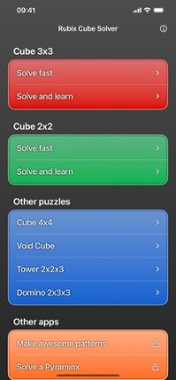 Rubix Cube Solver &amp; Learn screenshot