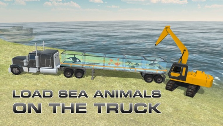 3D Transporter Truck Sea Animal – Ultimate driving &amp; parking simulator game screenshot