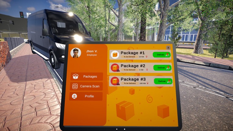 Courier Life Simulator screenshot