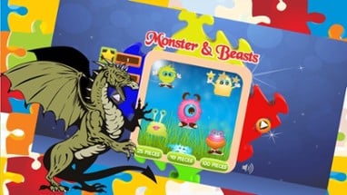 Fantastic Monster And Beasts Cartoon Jigsaw Puzzle Image