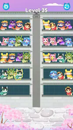 Cat Sort Color: Classic Puzzle screenshot
