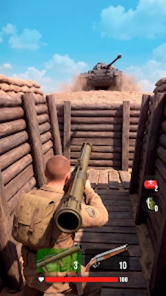 Shoot Out WW2: Gun Shooting Image