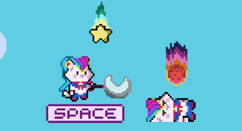 Starry Cat Image