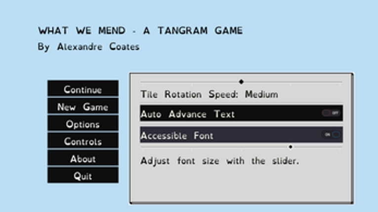 What We Mend screenshot