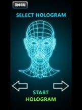 Hologram Human Head 3D Prank Image