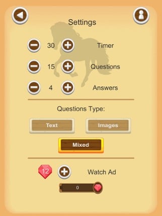 Horse Quiz screenshot