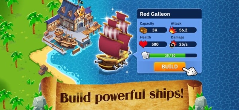 Idle Pirate Tycoon: Gold Sea Image