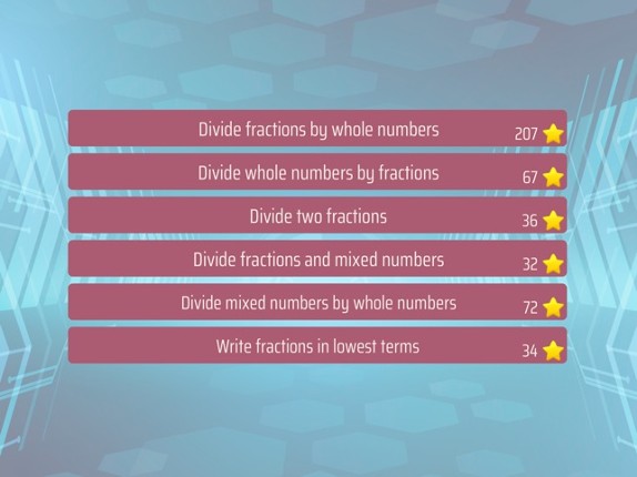 Math Shot Dividing Fractions screenshot