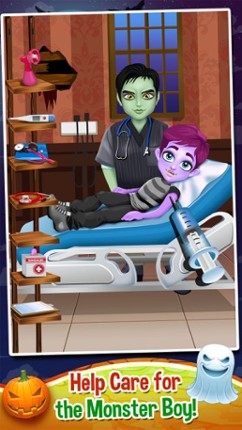 Mommy's Monster Pet Newborn Baby Doctor Salon - my new born spa care games! screenshot