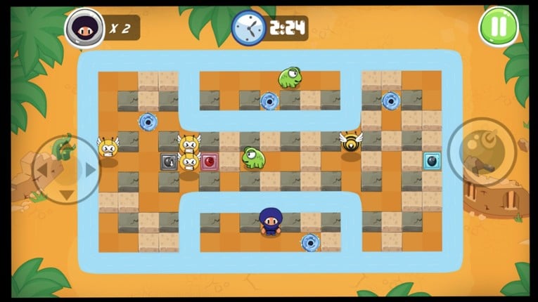Ninja Boy Adventures: Bomberman Edition Image