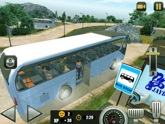 Offroad Bus Hill Transport Sim screenshot