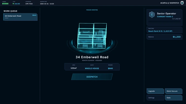 Robot Vacuum Simulator Image