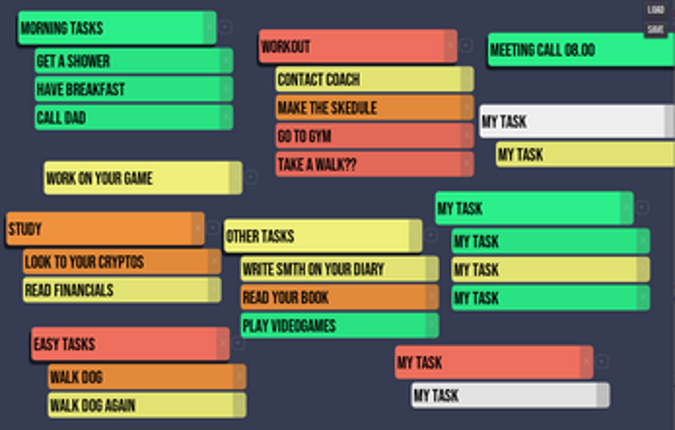 Tasks screenshot