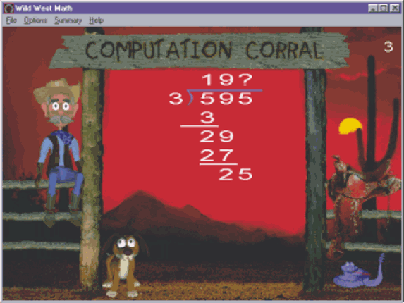 Wild West Math screenshot