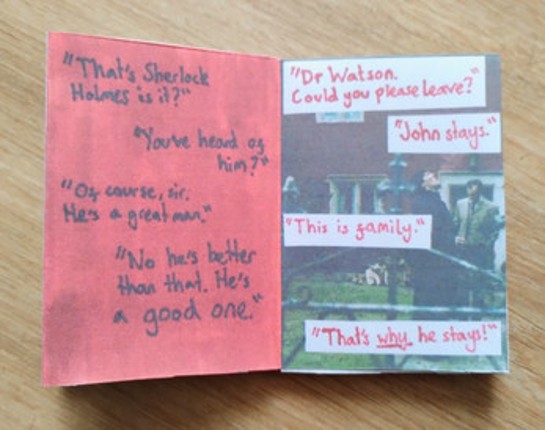 12 Quotes From Sherlock zine screenshot