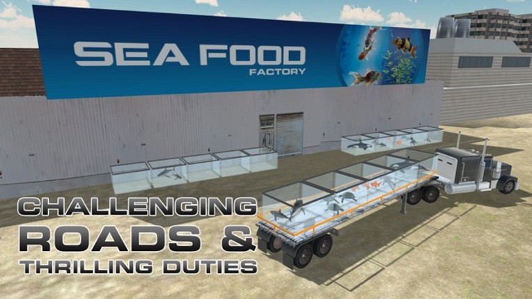 3D Transporter Truck Sea Animal – Ultimate driving &amp; parking simulator game screenshot