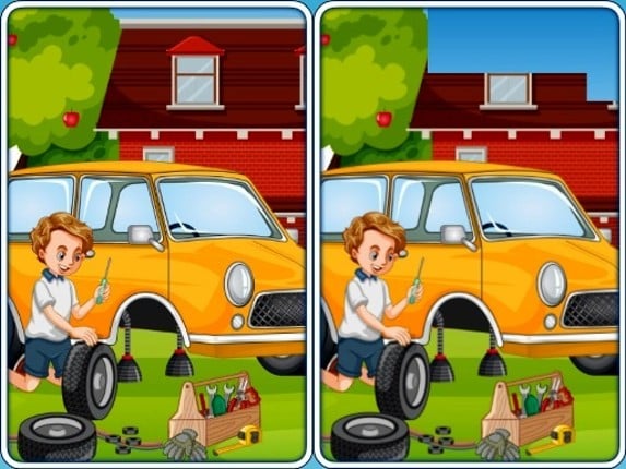 Car Garage Differences Game Cover