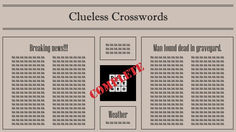 Clueless Crosswords screenshot