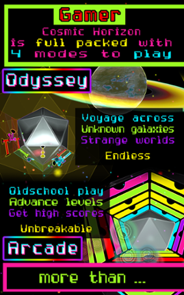 Cosmic Horizon - World First 3D Game Puzzle Ever Image