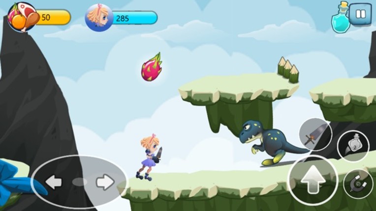 Dino World Adventure Dodge & Fight Game for Kids screenshot