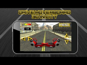 Drive Hoverboard 3D In City Image