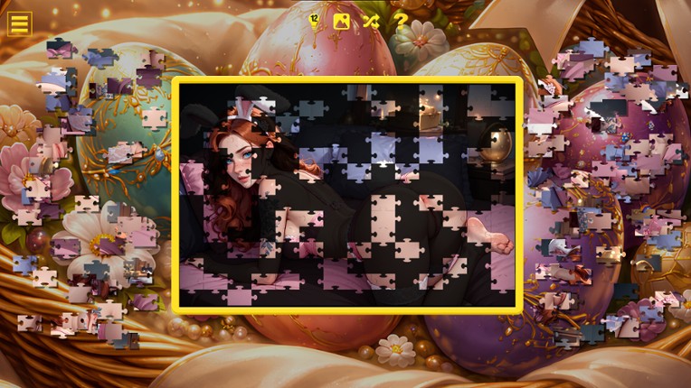 Easter Bunny Girls – Hentai Jigsaw screenshot