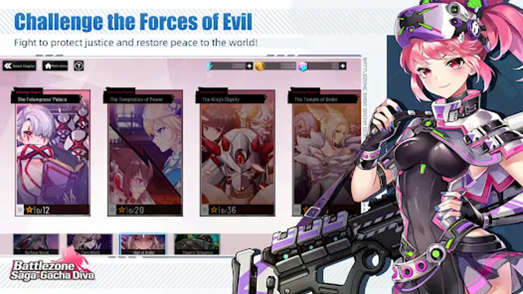 Battlezone Saga: Gacha Diva screenshot