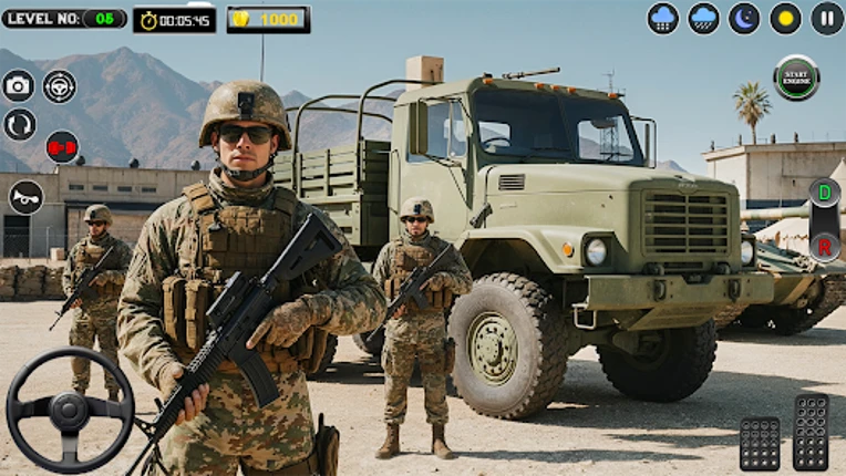 Military Truck Driving Games screenshot