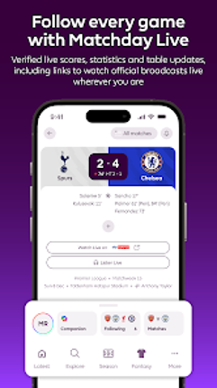 Official Premier League App Image