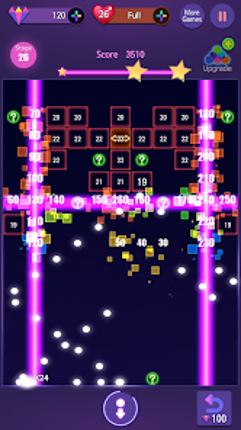 Neon Bricks Master screenshot
