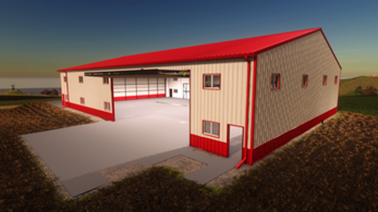 FS19 81x120 Shop Red Grey Image