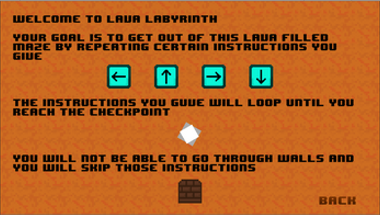 Lava Labyrinth (Game Jam version) Image