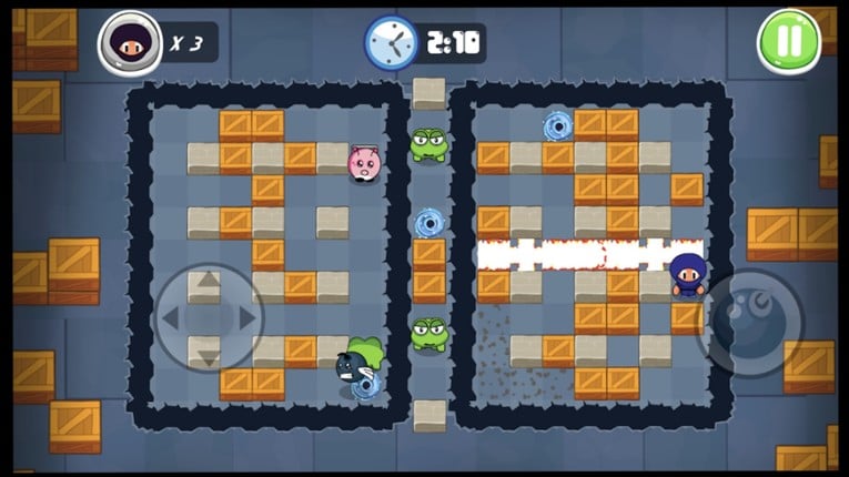 Ninja Boy Adventures: Bomberman Edition screenshot