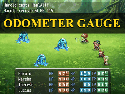 Games like Odometer Gauge - RPG Maker MV/MZ Plugin