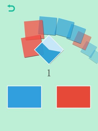 Red vs. Blue - Don't Tap Wrong The Color Tiles screenshot