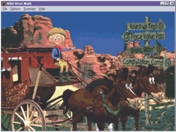 Wild West Math screenshot