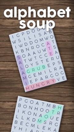 Word search in English - Unscramble hidden words Image
