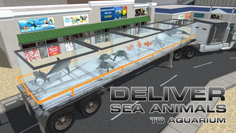 3D Transporter Truck Sea Animal – Ultimate driving &amp; parking simulator game screenshot