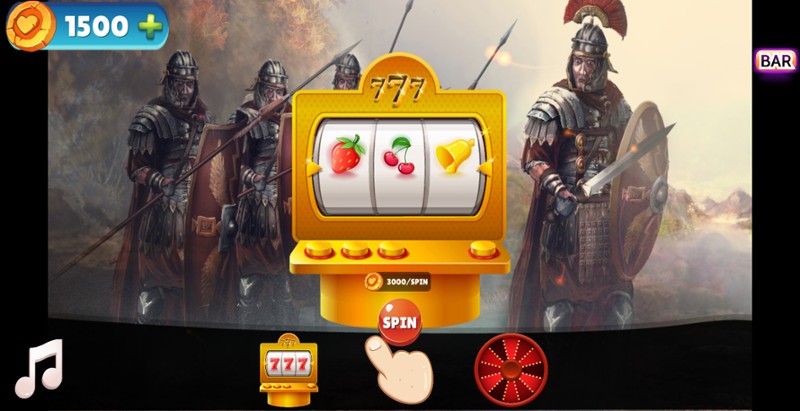 Ancient Warriors Casino Jackpot screenshot