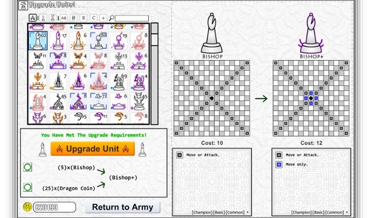 Chess Evolved Online screenshot