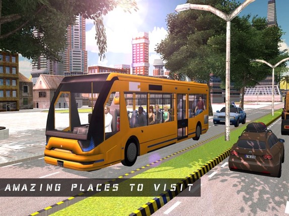 Coach Bus Simulator City Driving 2016 Driver PRO screenshot