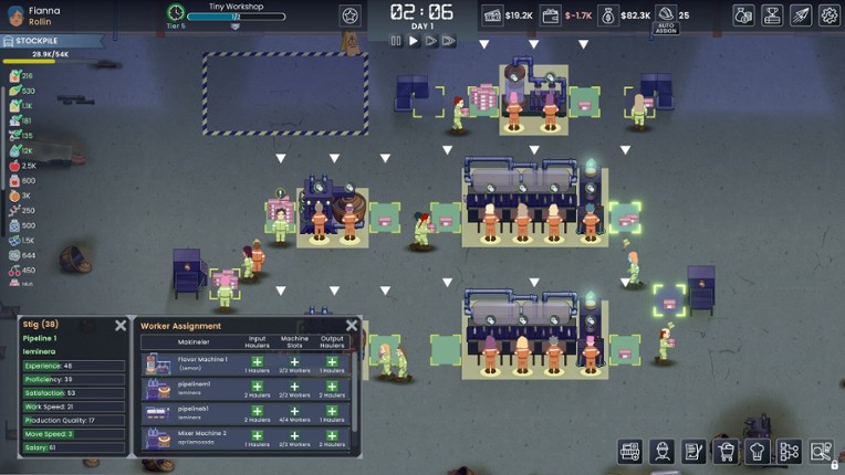 Fizz Flow: Factory Management screenshot