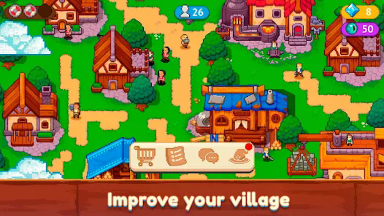 Idle Town Master - Pixel Game screenshot