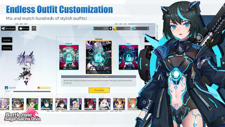 Battlezone Saga: Gacha Diva screenshot