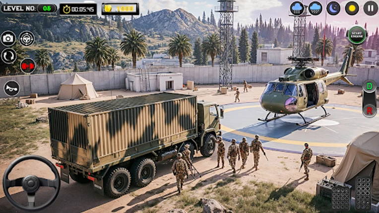 Military Truck Driving Games Image