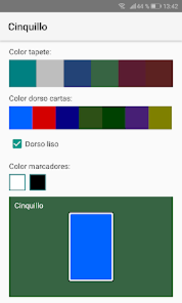 Cinquillo screenshot