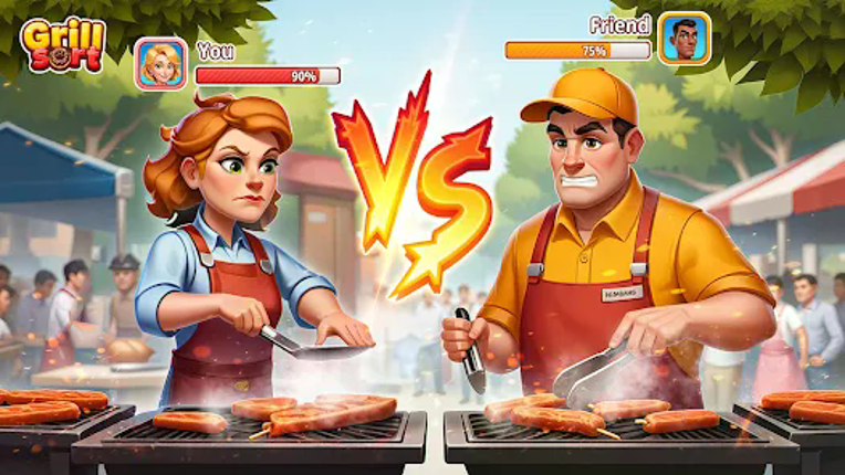 Grill Sort - Food Sort Games screenshot
