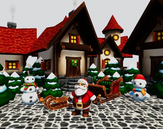 Winter Games : Santa jumping game Image