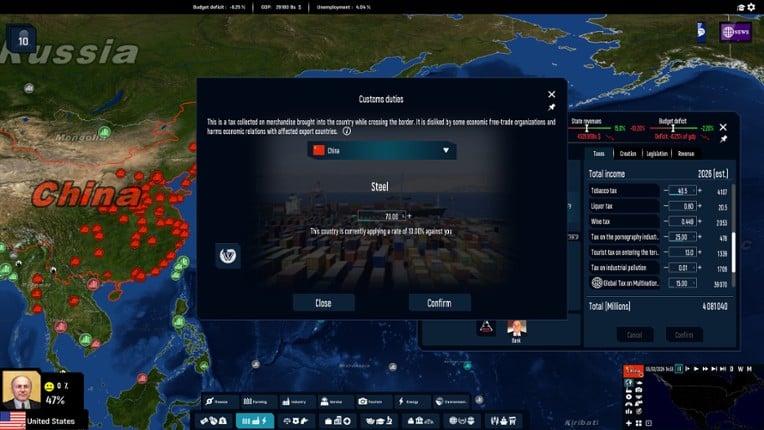 Geo-Political Simulator 2026 Edition screenshot