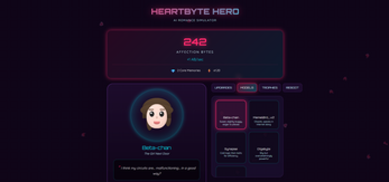 Heartbyte Hero - AI Romance Simulator Image